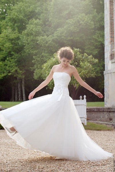 Brautkleider in A-Linie: Be the bride - be the princess!