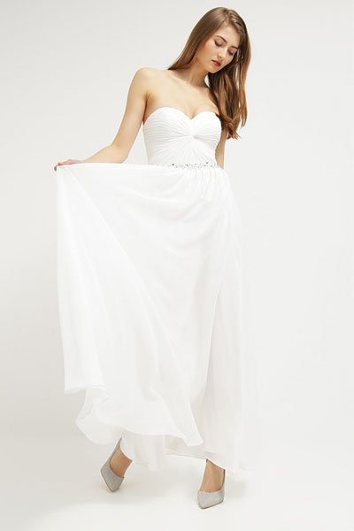 Hochzeitskleider günstig: Schulterfreies Kleid von Laona
