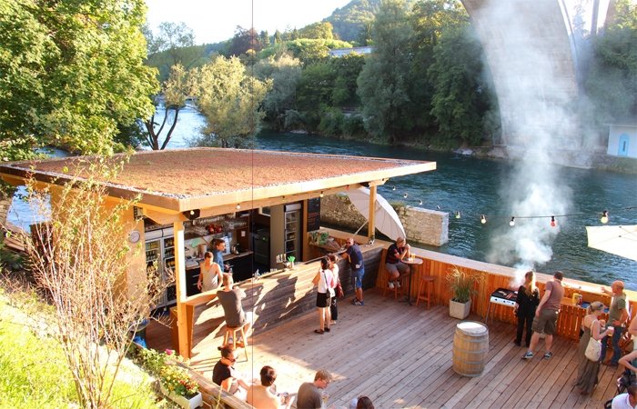 Sommerbars in der Schweiz: Triebguet Frischluftbar Baden
